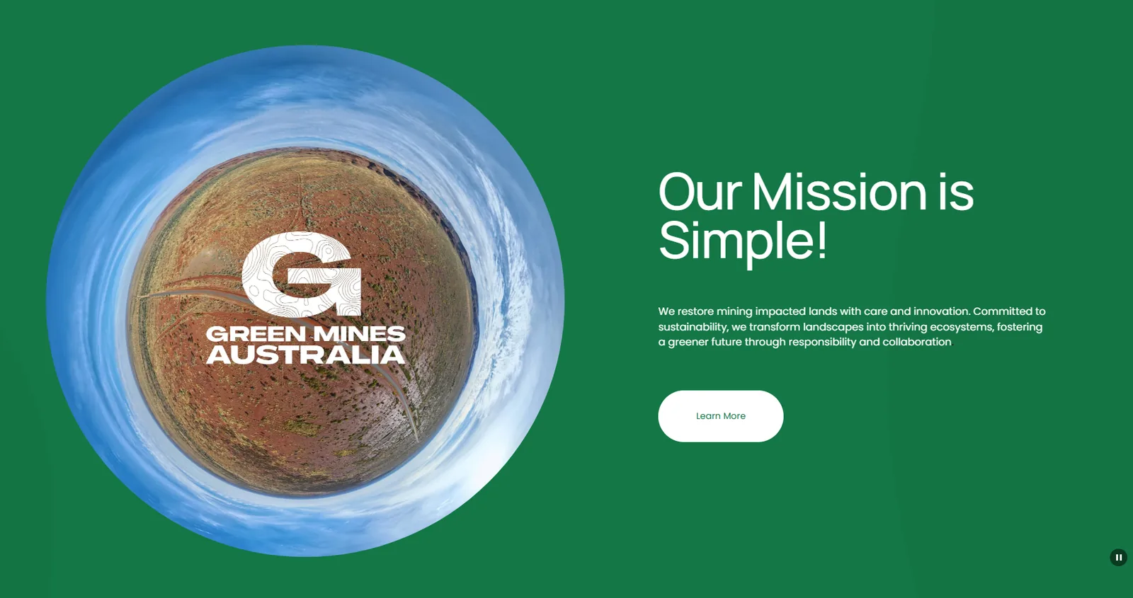 Green Mines — Website — screenshot 3